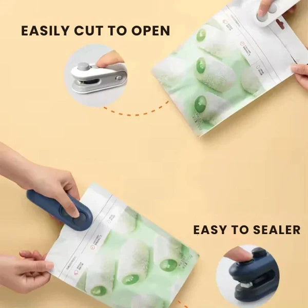 Portable Mini Sealer | No Preheating Needed | Airtight Seal