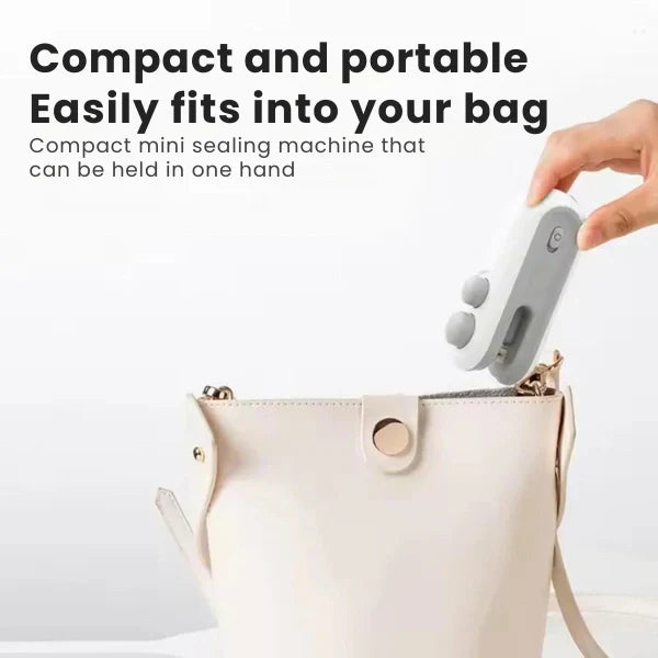 Portable Mini Sealer | No Preheating Needed | Airtight Seal