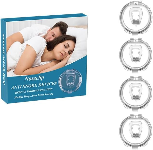 Anti Snoring Nose Clips For Men & Women - Pack of 4